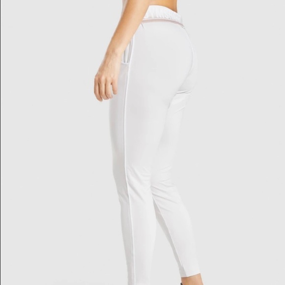 Gymshark Recess Joggers in Cream White - Picture 2 of 11